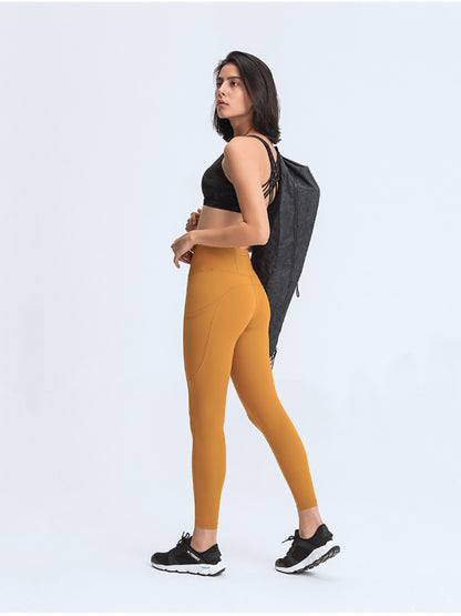 Millennia Wide Waistband Leggings with Pockets