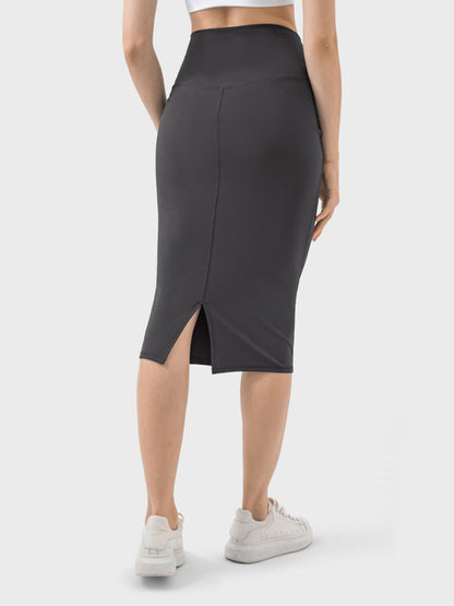 Millennia Slit Wrap Active Skirt