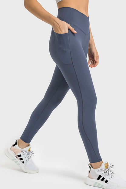 Millennia V-Waist Yoga Leggings with Pockets