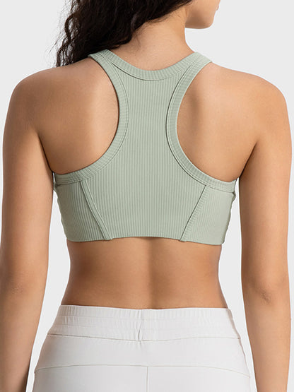 Millennia Wide Strap Cropped Sport Tank