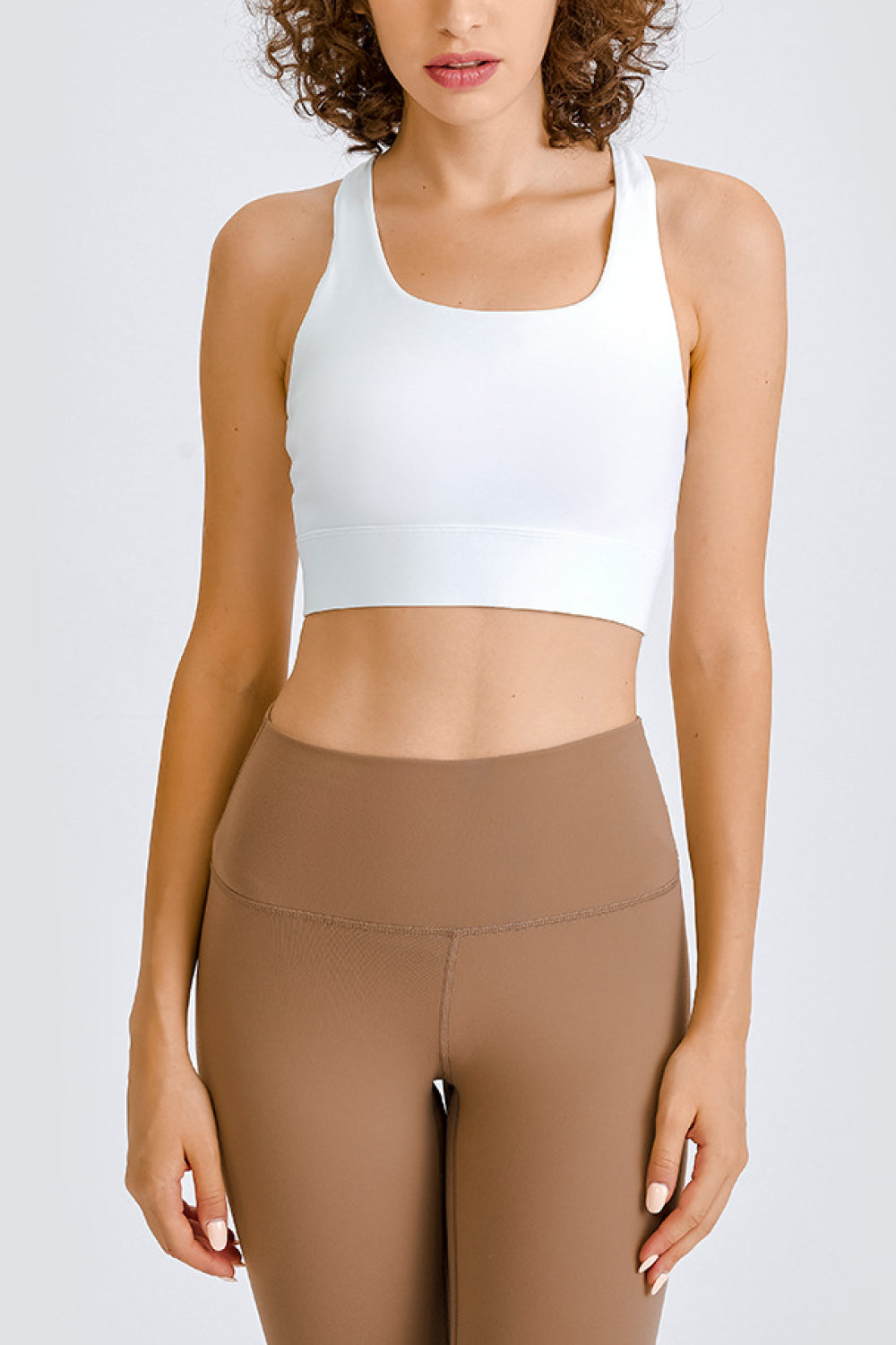 Millennia Cross Back Yoga Crop Top