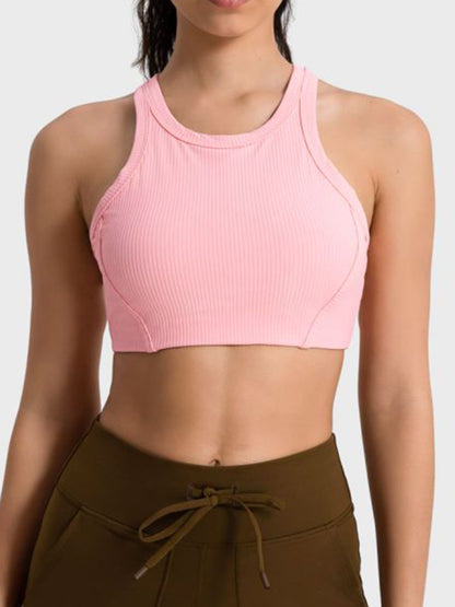 Millennia Wide Strap Cropped Sport Tank