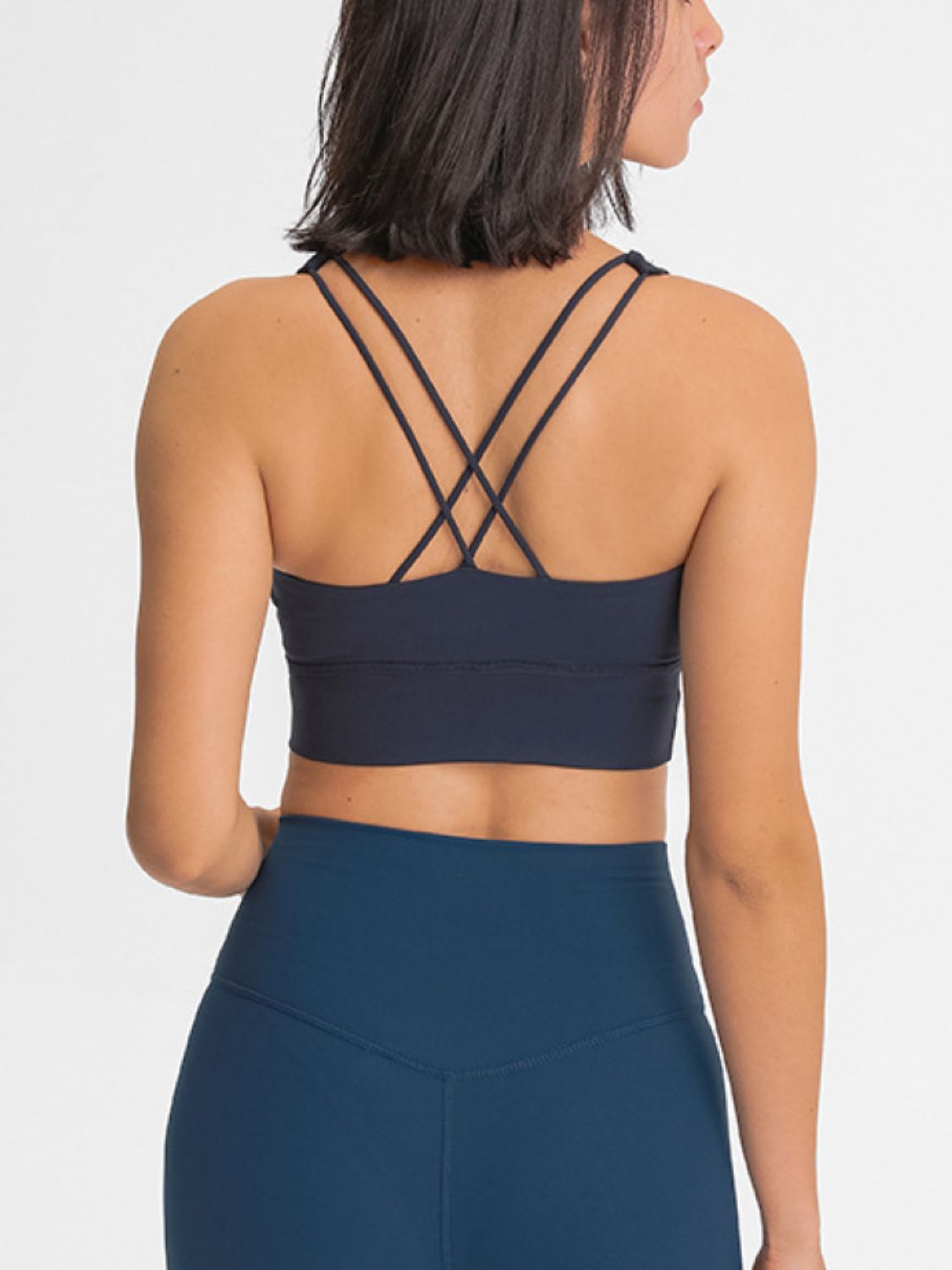 Millennia Double-Strap Cross-Back Sports Bra